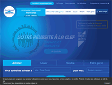 Tablet Screenshot of guyhoquet-immobilier-marmande.com